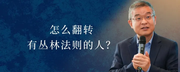 文章封面：怎么翻转有丛林法则的人？