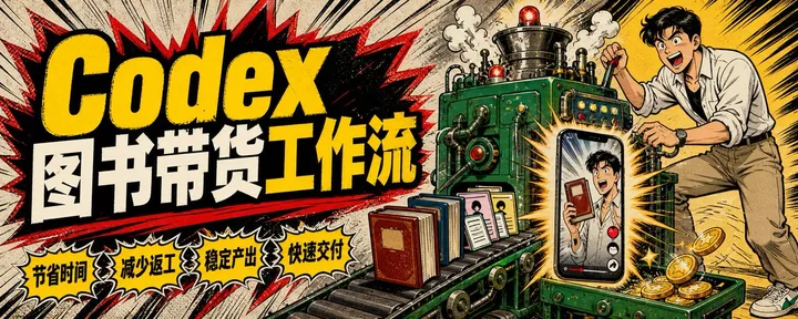 文章封面：Codex自动化剪辑第二弹，5分钟带你速通视频号图书带货【喂饭级教程】