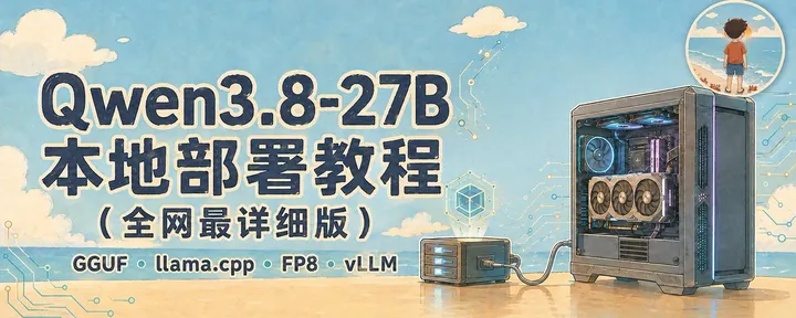 文章封面： Qwen3.8-27B 本地部署教程（全网最详细版）