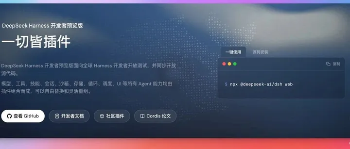 文章封面：分享 DeepSeek Harness 热榜挖到的 2 个实⽤插件