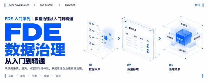 文章封面：FDE 系列教程｜数据治理从入门到精通