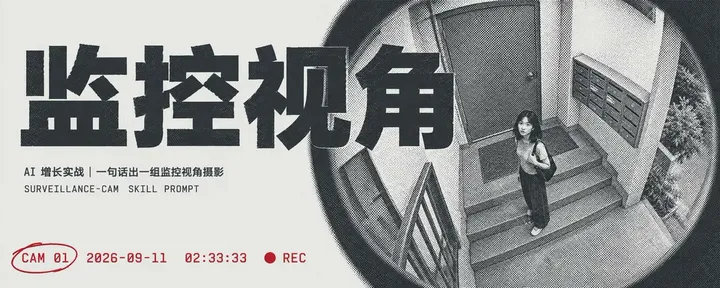 文章封面：监控视角摄影 Skill -- 激发对神秘感和好奇心的兴趣