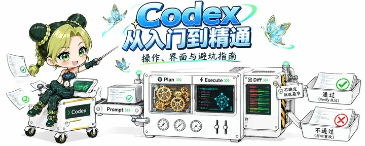 文章封面:Codex 从入门到精通:操作、界面与避坑指南