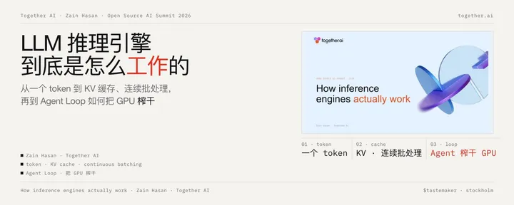 文章封面：LLM 推理引擎到底是怎么工作的：从一个 token 到 KV 缓存、连续批处理，再到 Agent Loop 如何把 GPU 榨干