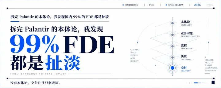 文章封面：拆完 Palantir 的本体论，我发现国内 99% 的 FDE 都是扯淡