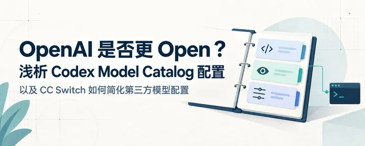 文章封面：OpenAI 是否更 Open？ 浅析 Codex Model Catalog 配置