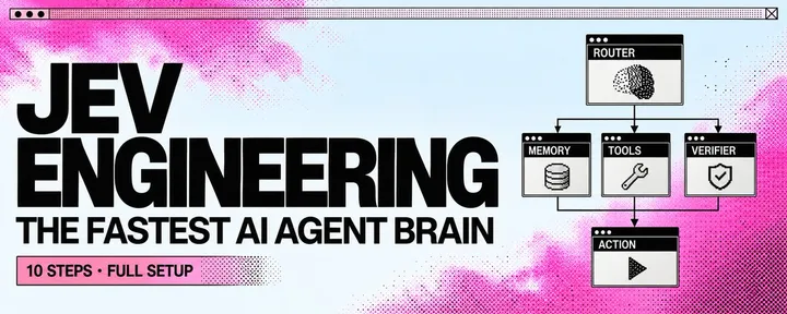 文章封面：Jev Engineering: how to build the fastest AI Agent Brain in 10 Steps (Full-Setup)