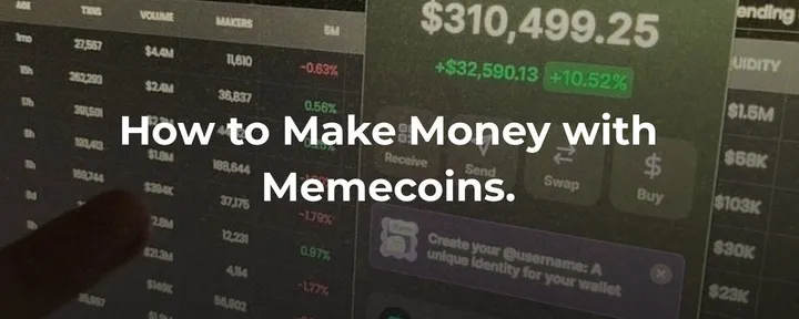 文章封面：How to Make Money with Memecoins: A Basic Guide.