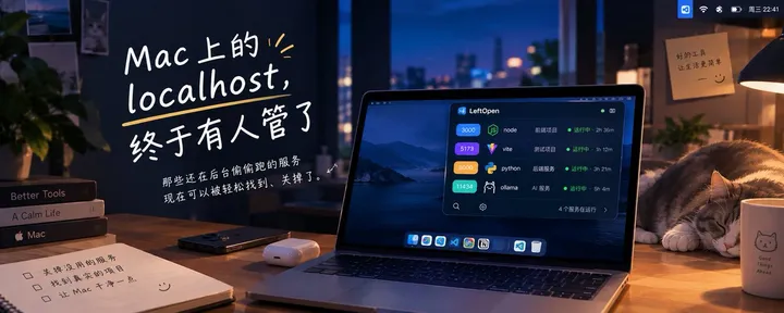 文章封面：Mac 上的 localhost ，终于有人管了
