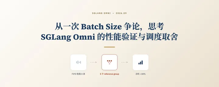 文章封面:从一次 Batch Size 争论,思考 SGLang Omni 的性能验证与调度取舍