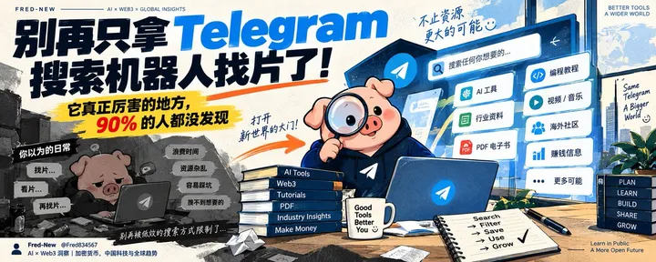 文章封面：别再只会拿 Telegram 搜索机器人找片了，我是怎么把它变成私人资源搜索引擎的
