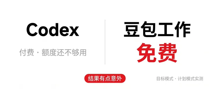 文章封面：Codex 额度被限那几天，我试了免费的豆包工作，结果有点意外
