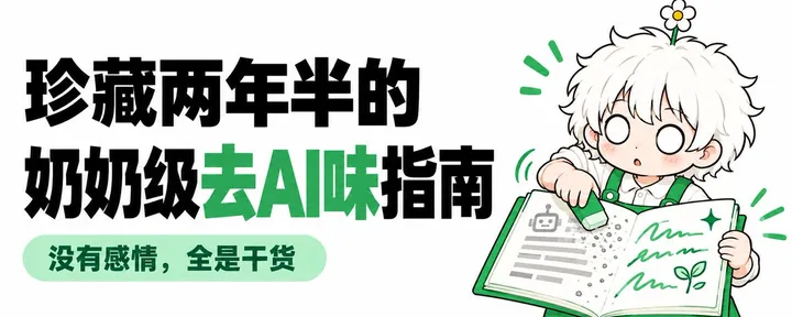 文章封面：如何用 AI 写出有活人感的文章？【手把手教你祛除AI味】
