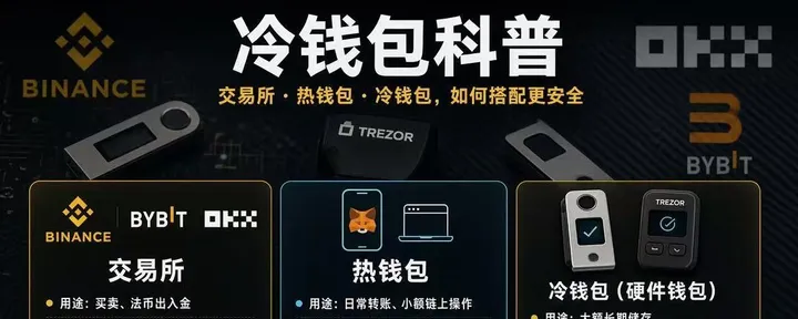 文章封面：冷钱包科普及交易所、热钱包和冷钱包如何搭配更安全