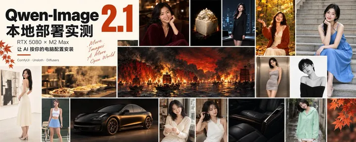 文章封面：Qwen-Image 2.1 本地部署实战：从此生图自由