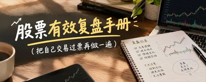 文章封面：股票有效复盘手册（把自己交易过的股票再做一遍）