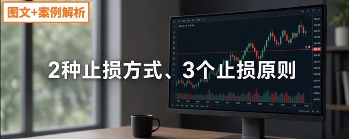 文章封面：90%的散户不是亏死的，而是“止损”死的：这2种止损方式，正在悄悄掏空你的账户，3个止损原则。
