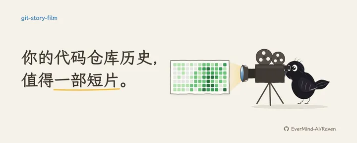 文章封面：把你的代码历史拍个属于你的短片 - git-story-film skill