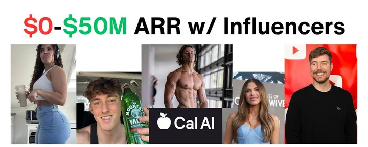 文章封面:How we scaled Cal AI to $50M ARR with influencers