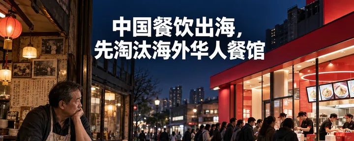 文章封面：中国餐饮出海，先淘汰海外华人餐馆