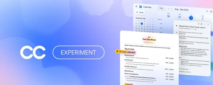 文章封面:CC, our experimental AI agent built for families