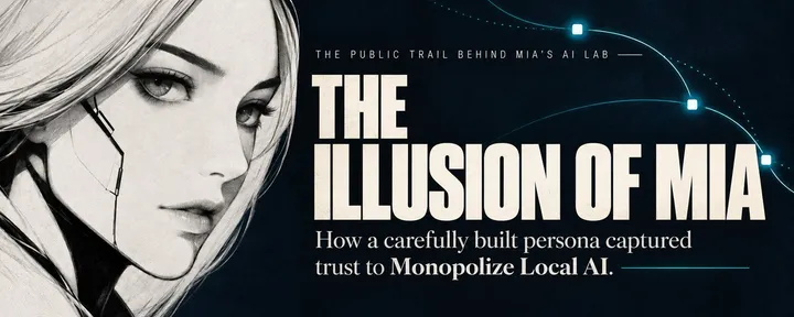 文章封面：The Links Behind Mia’s AI Lab: The Full Exposé