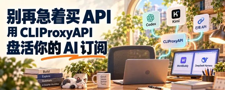 文章封面：别再急着买API, 用 CLIProxyAPI 盘活你的 AI 订阅