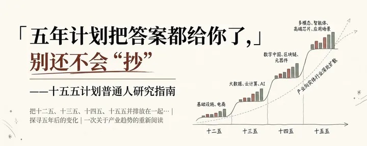 文章封面：五年计划把答案都写出来了，别还不会“抄”