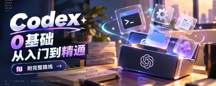 文章封面:Codex:0 基础从入门到精通【附完整路线】