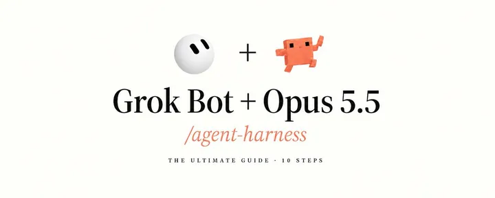 文章封面:Grok Bot + Opus 5.5: The Ultimate Agent Harness in 10 Steps