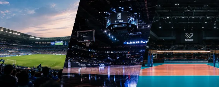 文章封面:Jリーグは、いつまで「集客」を成功と呼ぶのか BリーグとSVリーグが突きつけるプロスポーツ経営の現実