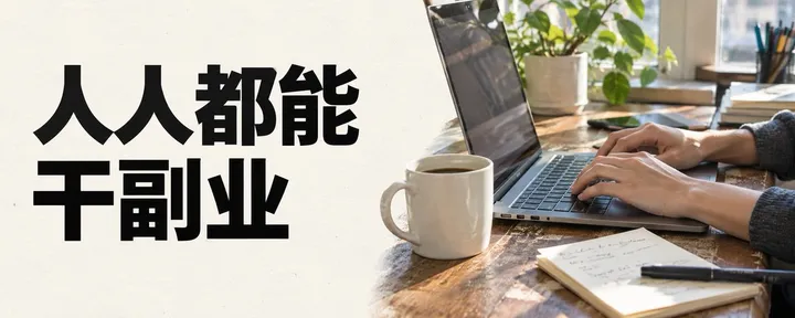 文章封面：人人都能干副业