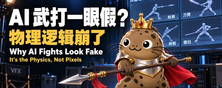 文章封面:AI 武打一眼假?不是画面不行,是物理逻辑崩了