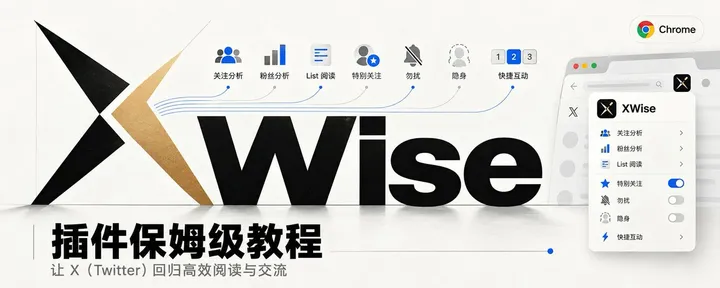 文章封面:XWise:让推特更好用,也更合你的习惯
