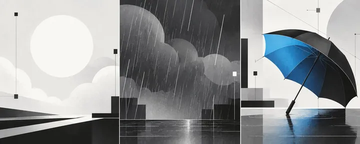 文章封面:頭がいい人の話が分かりやすいのは、「空・雨・傘」の順で話しているから。