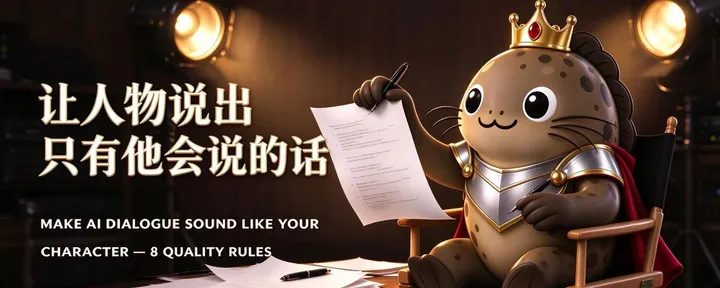 文章封面:AI 写对白总一股味儿?让人物说出 "只有他会说的话"