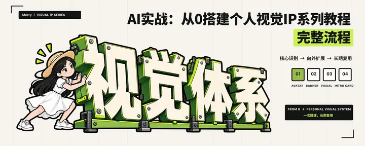 文章封面：用 AI 搭一套「个人视觉体系」，完整流程分享 
