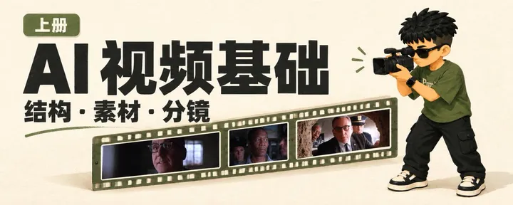 文章封面：AI 视频基础（上册）：结构、素材与分镜