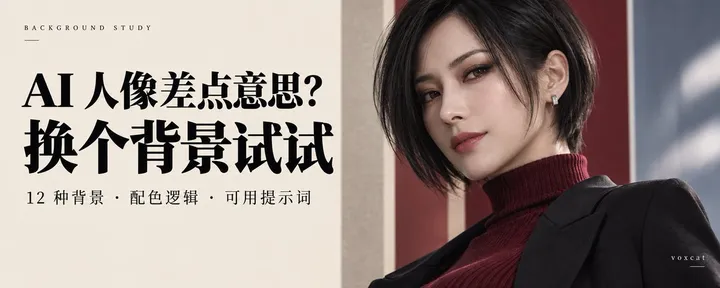 文章封面：AI 人像总差点意思？试试换掉背景