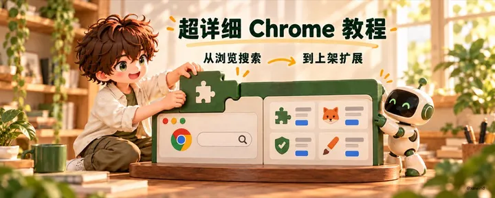 文章封面：超详细 Chrome 教程，从浏览搜索到上架扩展，有人靠这个月入 2 万美元