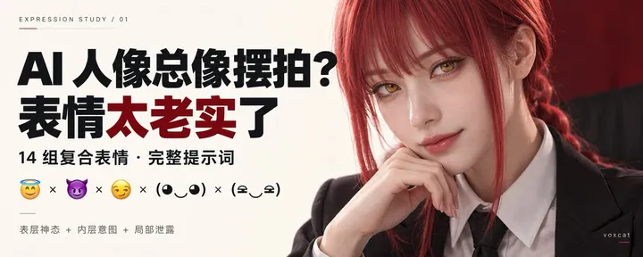 文章封面：为什么你的 AI 人像总像在摆拍？因为表情太老实了