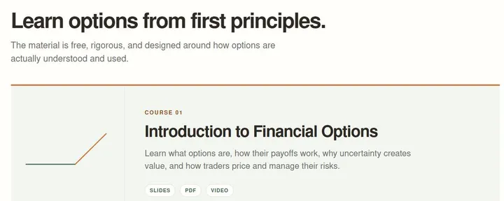 文章封面:THE options 101 course for the internet