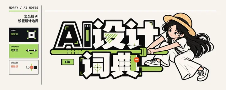 文章封面：AI 设计词典（下篇）｜怎么给 AI 设置设计边界 