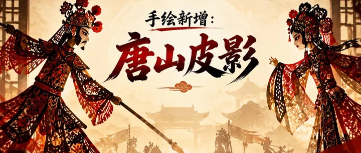 文章封面：手绘 Skill 新增非遗皮影风格：唐山皮影 FE-068