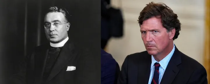 文章封面:ECHOES: Tucker Carlson, Father Coughlin, and the Politics of Christian Restoration