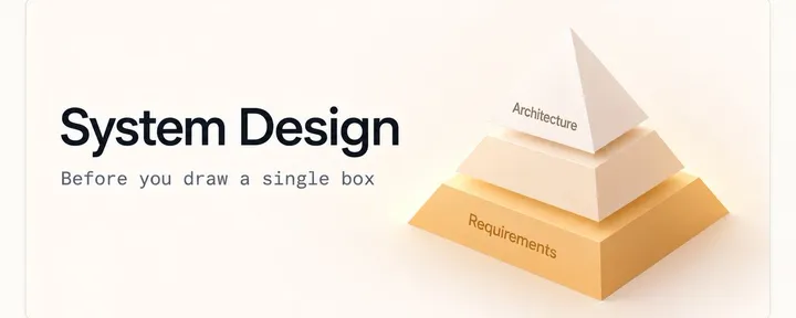 文章封面:System Design 01 - Before You Draw a Single Box in System Design