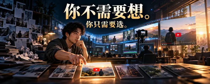 文章封面：全网最简单的Youtube赚钱教程，你只需要点旁边的Grok或者聊天里让Bot即可开始