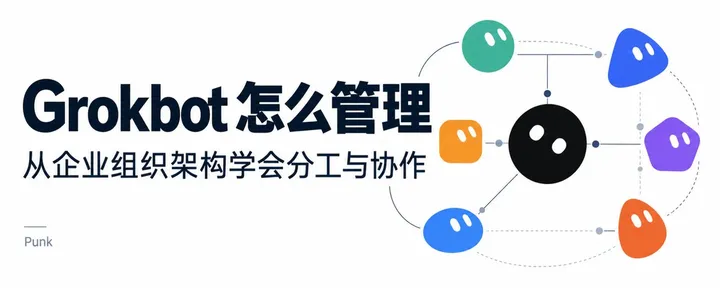 文章封面：Grokbot 怎么管理：从企业组织架构学会分工与协作