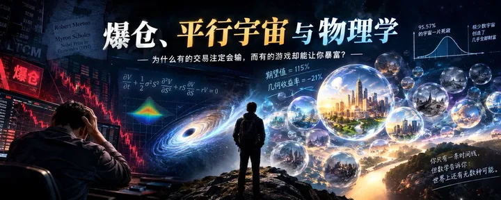 文章封面：非遍历宇宙：为什么数学上的赢家，会在现实中破产？