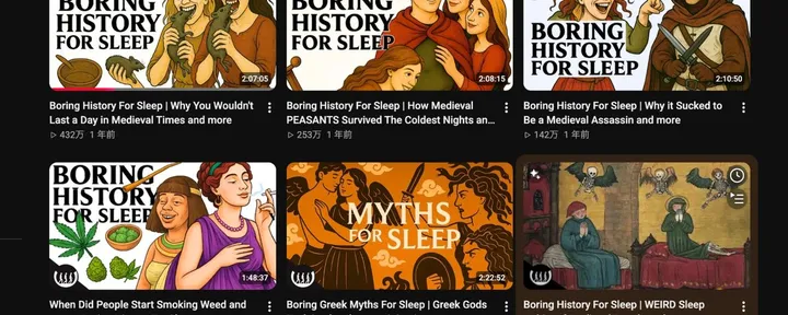 文章封面:海外で話題の睡眠動画はAIに任せるだけで月875万円。毎朝20分の収益化手順完全解説